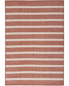 Positano POS03 Terracotta Ivory Area Rug