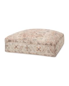 Poufs LPF0020 Blush/Multi 24" x 24" x 8" Pouf Pillow