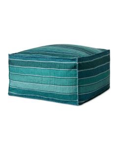 Poufs PF0010 Lagoon/Blue 24" x 24" x 13" Pouf Pillow