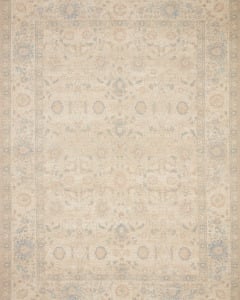 Priya PRY-05 Natural/Blue Area Rug