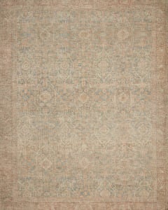 Priya PRY-06 Denim/Rust Area Rug