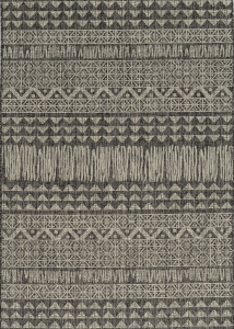 Provo 5761 Charcoal Tribe Area Rug