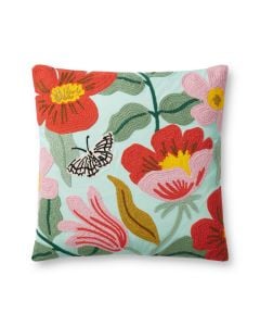 PRP0034 Mint/Multi 18" x 18" Throw Pillow