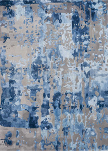 Prismatic PRS10 Blue/Grey Area Rug