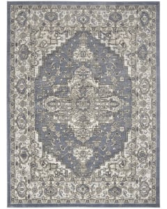 Quarry QUA05 Blue Area Rug