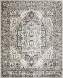 Quarry QUA18 Ivory Taupe Area Rug