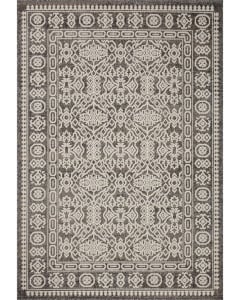 Rainier RAI-02 Pebble/Ivory Area Rug