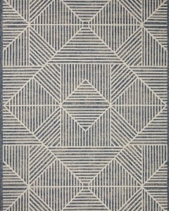 Rainier RAI-03 Denim/Ivory Area Rug
