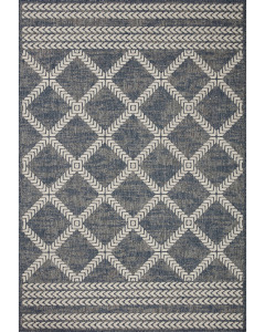 Rainier RAI-05 Denim/Ivory Area Rug
