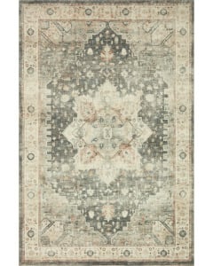 Rosette ROS-09 Slate/Ivory Area Rug