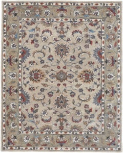 Rylan 8642F Ivory/Taupe/Blue Rug