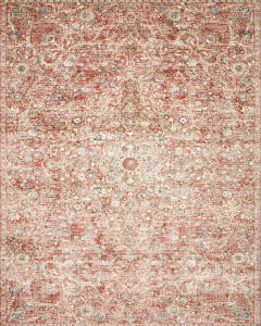 Saban SAB-02 Rust/Beige Area Rug