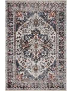 Samra SAM-09 Ivory/Denim Area Rug