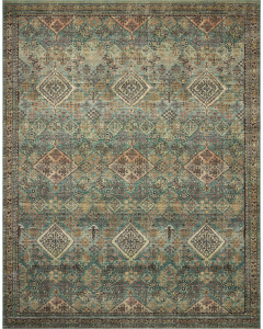 Sinclair SIN-03 Turquoise/Multi Area Rug