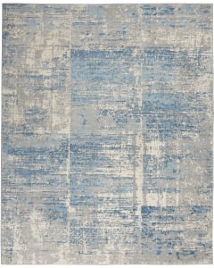 Solace SLA02 Ivory/Grey/Blue Area Rug