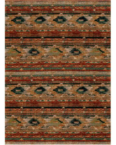 Spice Market Infused Aquamarine Area Rug