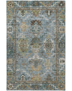 Silk Road SR8 Aqua Area Rug