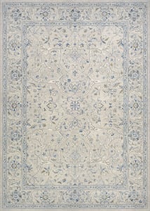 Sultan Treasures Floral Yazd Grey Area Rug