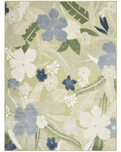 Suncoast SNC01 Green Blue Area Rug