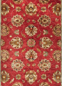 Syriana 6003 Red Allover Kashan Area Rug