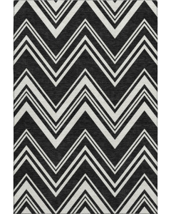 The Reserve TR17 Black Area Rug