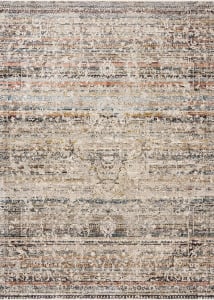 Theia THE-03 Taupe/Multi Area Rug
