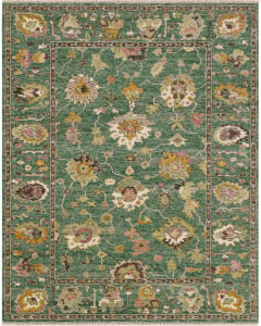 Percival Tristan Teal Area Rug
