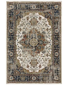 Venice 54x Beige/Blue Area Rug