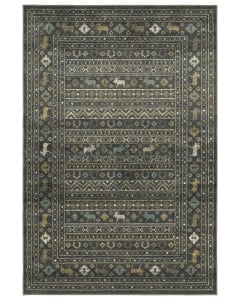 Venice 95e Blue/Gold Area Rug