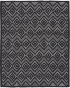 Versatile NRV01 Charcoal Black Area Rug
