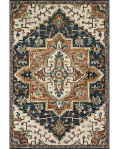 Victoria VK-19 Blue/Multi Area Rug