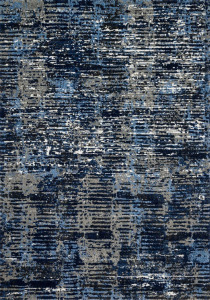 Viera VR-09 Dark Blue/Grey Area Rug