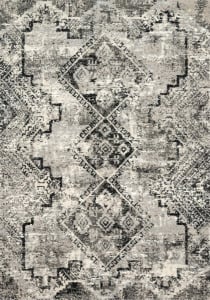 Viera VR-10 Grey/Black Area Rug