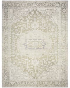 Vintage Washables VWS08 Green Area Rug