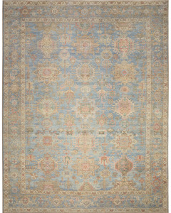 Vintage Washables VWS10 Navy Multicolor Area Rug
