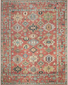 Vintage Washables VWS12 Rust Multicolor Area Rug