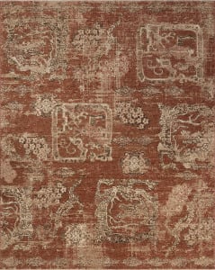 Winchester WNC-09 Brick/Beige Area Rug