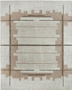 Winston 8B01F Brown/Ivory Area Rug