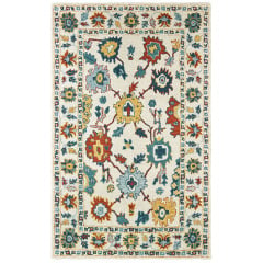 Zahra 75507 Ivory/Gold Area Rug