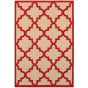 Cayman 660r Sand/Red Area Rug