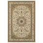 Kashan 119w Ivory/Beige Area Rug