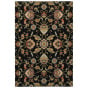Kashan 9946k Black/Multi Area Rug