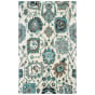 Zahra 75503 Ivory/Blue Area Rug
