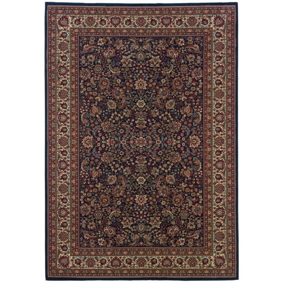 Ariana 113b Blue/Red Area Rug