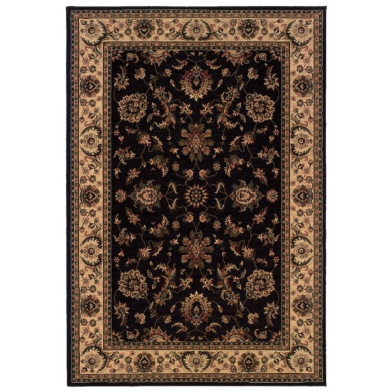 Ariana 311k Black/Ivory Area Rug