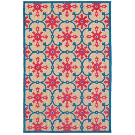 Cayman 190l Sand/Pink Area Rug