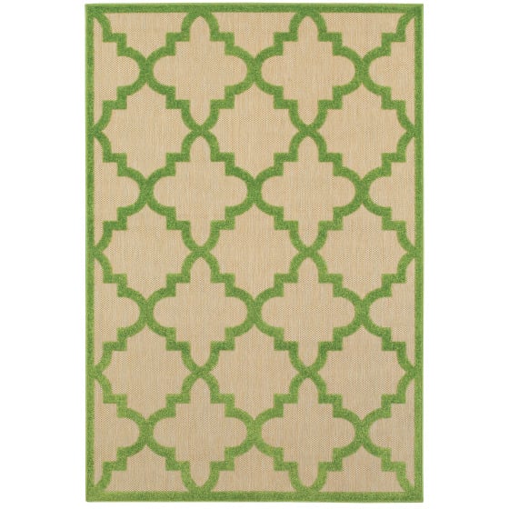 Cayman 660f Sand/Green Area Rug