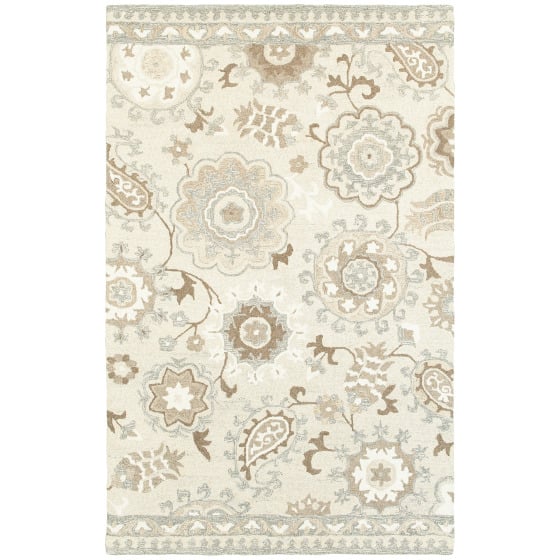 Craft 93005 Ivory/Grey Area Rug