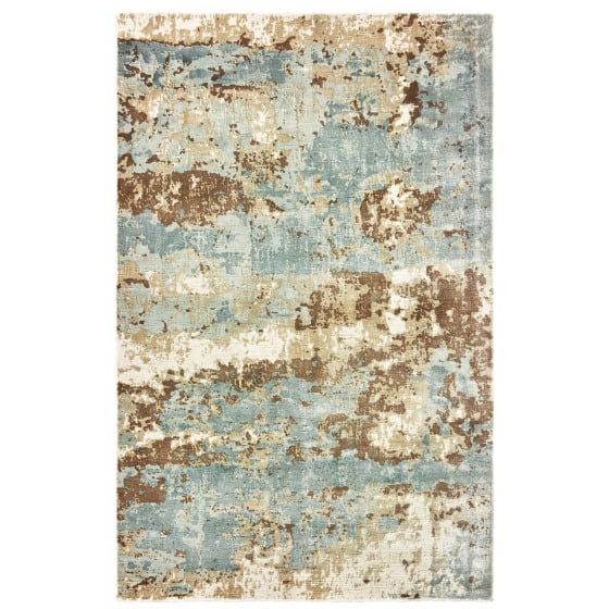 Formations 70001 Blue/Brown Area Rug