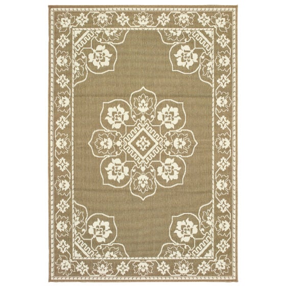 Marina 7764j Tan/Ivory Area Rug